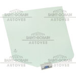 LEFT REAR DOOR GLASS W/FIT GREEN SEKURIT